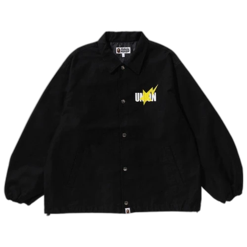 BAPE x Union Pigment Dyed Coach Jacket 'Black'