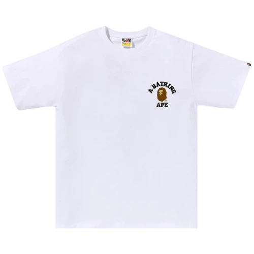 BAPE College One Point Tee 'White'