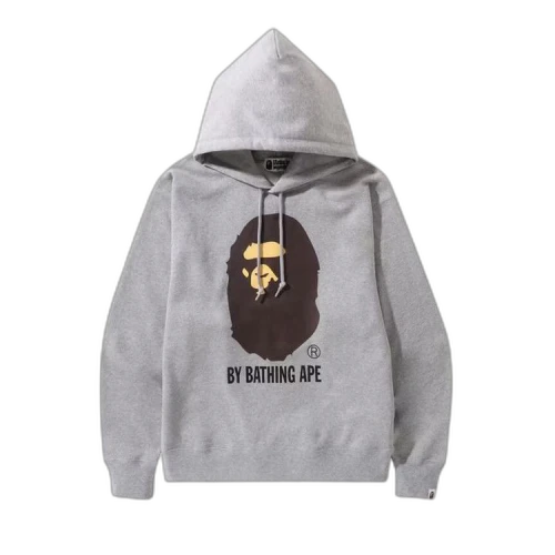 BAPE By Bathing Ape Relaxed Pullover Hoodie 'Grey'