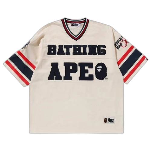 BAPE Football Jersey 'Ivory'