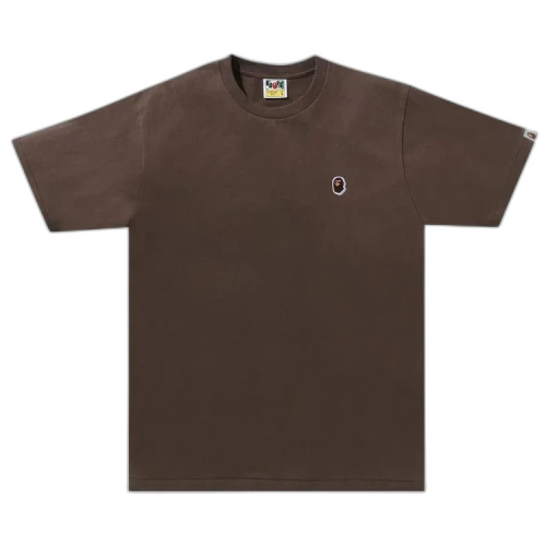 BAPE Ape Head One Point Tee 'Brown'