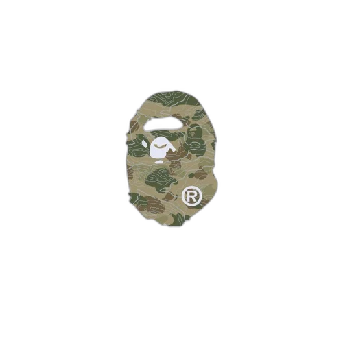 BAPE Layered Line Camo Big Ape Head Tee 'White/Beige'