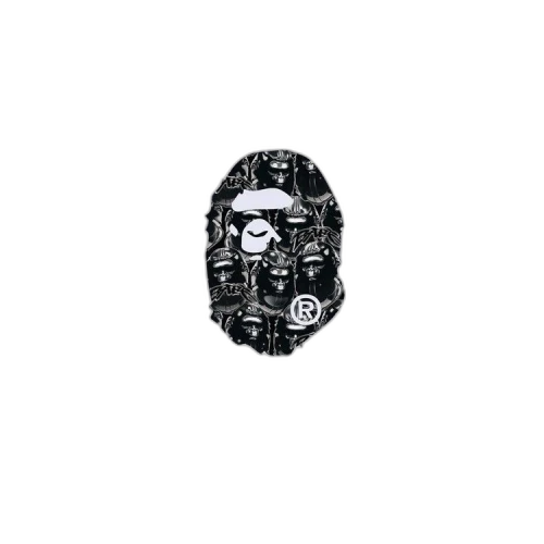 BAPE Ape Head Graffiti Big Ape Head Tee 'White/Black'
