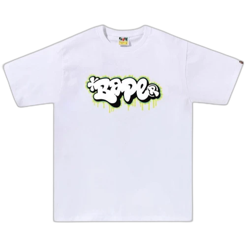 BAPE Graffiti Logo Tee 'White'
