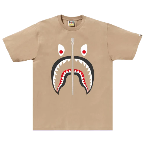 BAPE Mad Shark Tee 'Beige'
