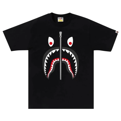 BAPE Mad Shark Tee 'Black'