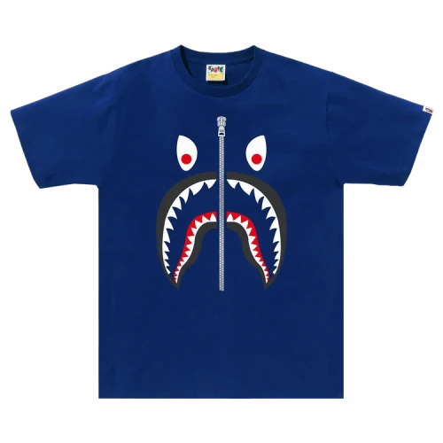 BAPE Mad Shark Tee 'Blue'