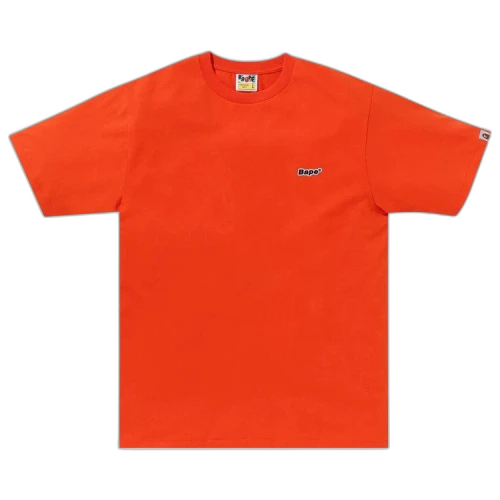 BAPE Patch One Point Tee 'Orange'