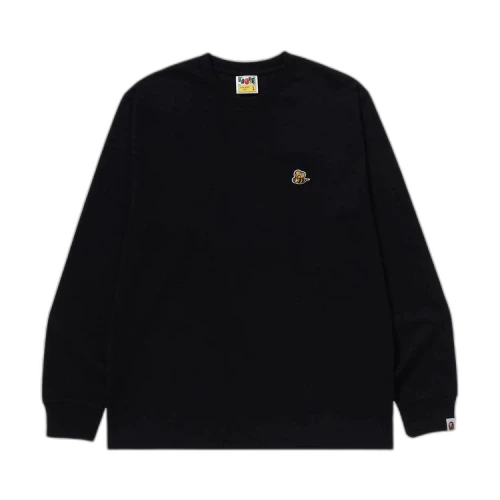 BAPE Bee One Point Long-Sleeve Tee 'Black'