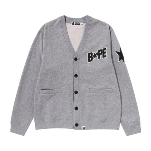BAPE Sta Sweat Cardigan 'Grey'