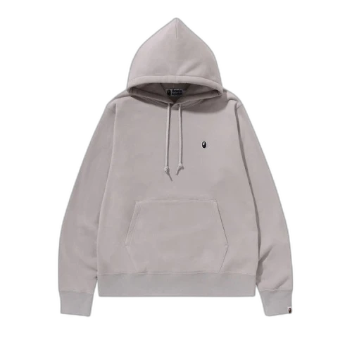 BAPE Ape Head One Point Pullover Hoodie 'Grey'