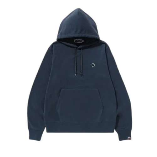 BAPE Ape Head One Point Pullover Hoodie 'Navy'