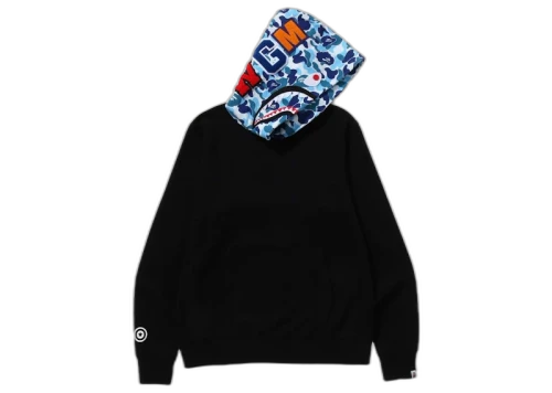 BAPE ABC Camo Shark Pullover Hoodie Charcoal