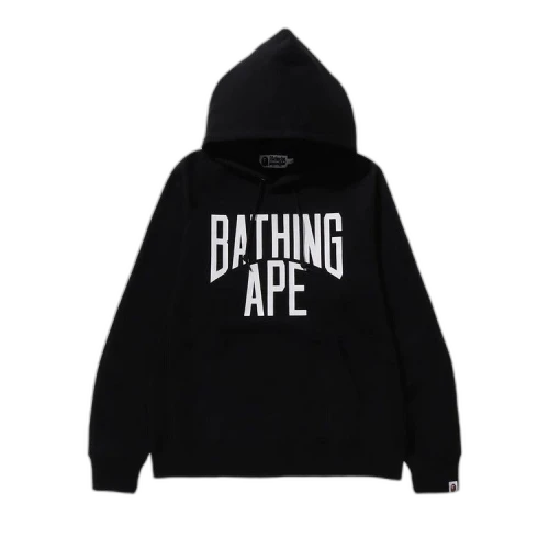 BAPE NYC Logo Pullover Hoodie 'Black'