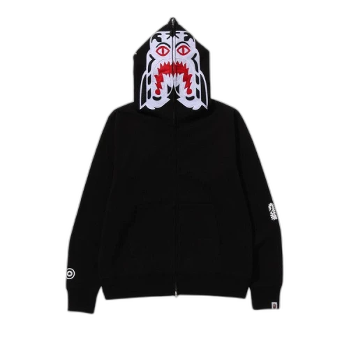 BAPE Tiger Full Zip Hoodie 'Black'
