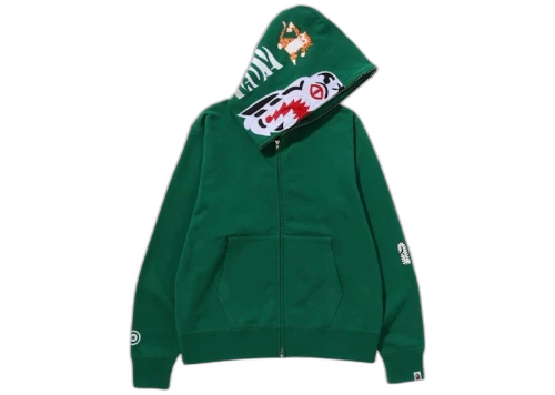 BAPE Tiger Full Zip Hoodie (FW23) Purple