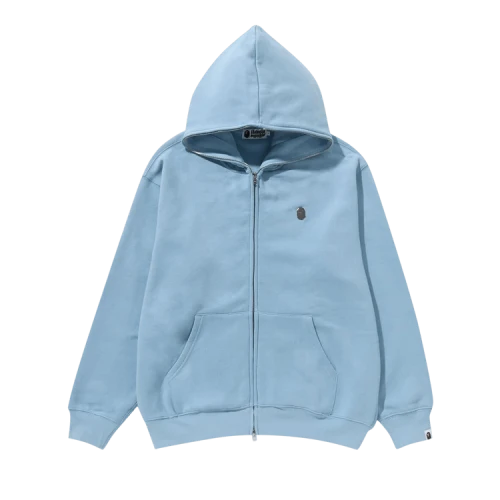BAPE Metal One Point Full Zip Hoodie 'Sax'