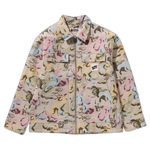 BAPE Art Camo Gobelin Work Jacket 'Multicolor'