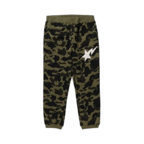 BAPE 1st Camo Sweatpants 'Green'