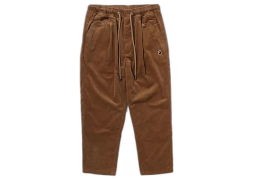 BAPE Ape Head One Point Corduroy Chef Pants Beige