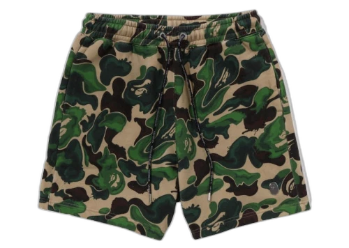 BAPE A Bathing Ape Art Camo Sweat Shorts Multicolor