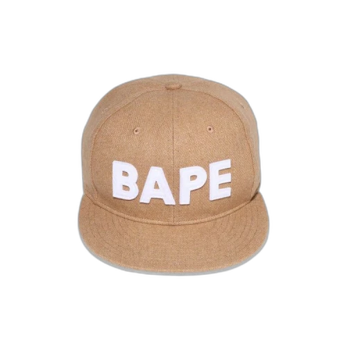 BAPE Patch Snapback Cap 'Beige'