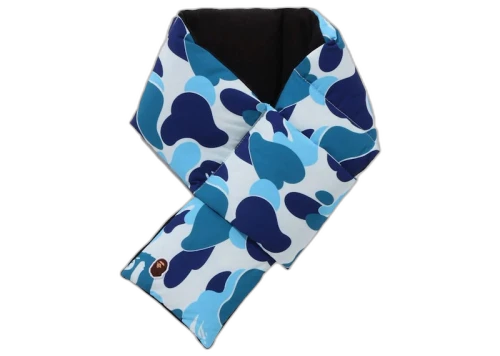 BAPE ABC Camo Pocket Fleece Scarf Blue