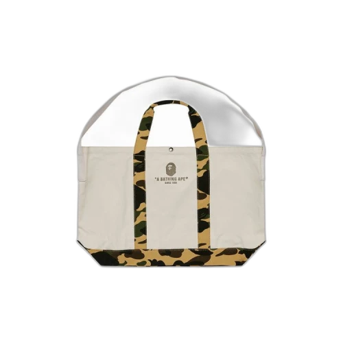 BAPE 1st Camo Tote Bag 'Yellow'