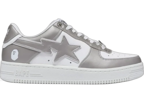 A Bathing Ape Bape Sta #4 Silver