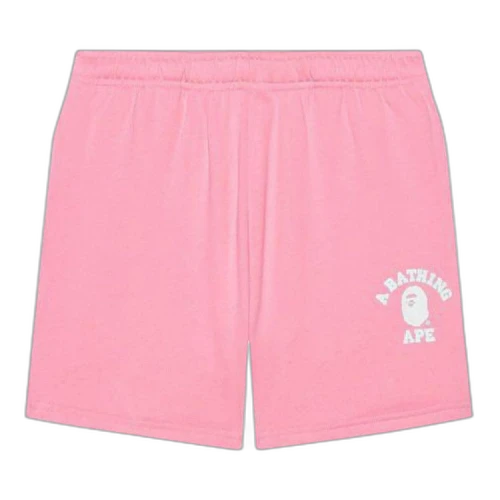 BAPE College Sweatshorts 'Pink'