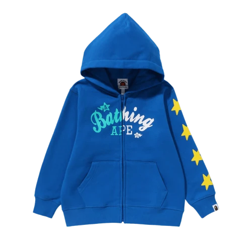 BAPE Kids Bathing Ape Sta Hoodie 'Blue'