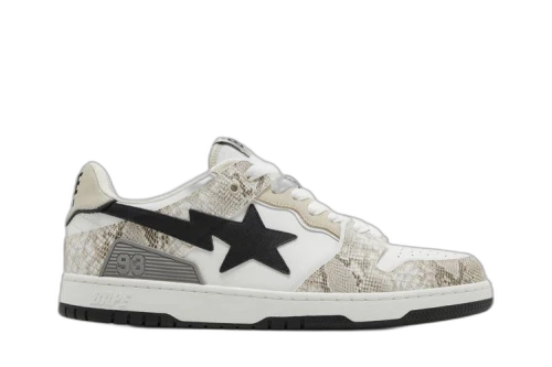 BAPE Sk8 Sta #1 'Beige Snakeskin'