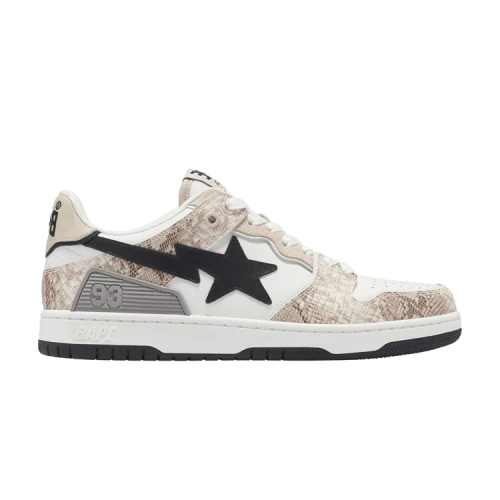 BAPE Sk8 Sta #1 'Beige Snakeskin' (Women's)