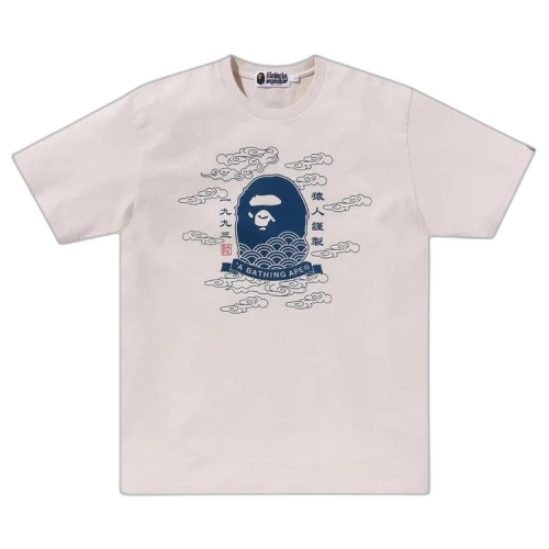 BAPE A Bathing Ape 31st Anniv. Ape Head Tee 'Ivory'