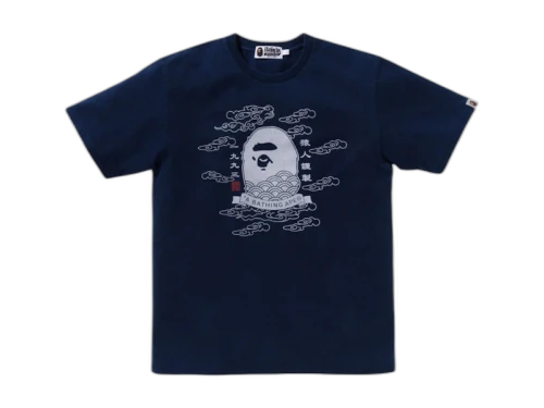 BAPE A Bathing Ape 31st Anniversary Ape Head Tee Ivory