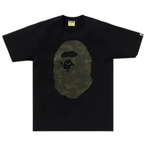 BAPE Asia Camo Big Ape Head Tee 'Black'
