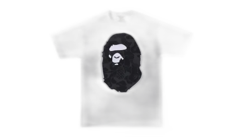 BAPE Asia Camo Big Ape Head Tee White