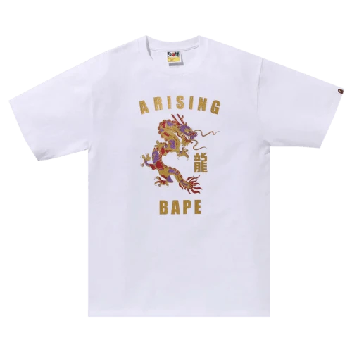 BAPE Year Of Dragon Glitter Tee 'White'
