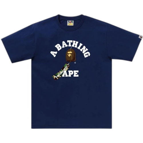 BAPE Japanese Wind Chimes College Tee 'Navy'