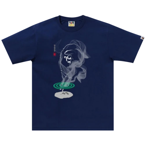 BAPE Mosquito Coil Ape Head Tee 'Navy'