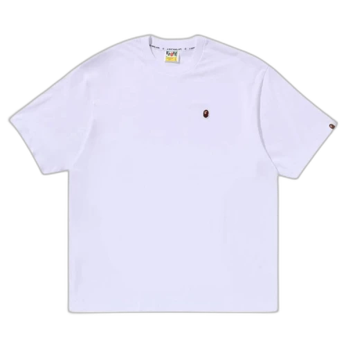 BAPE Ape Head One Point Relaxed Fit Tee 'White'