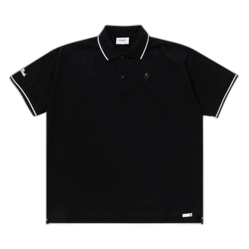 BAPE One Point Logo Polo 'Black'