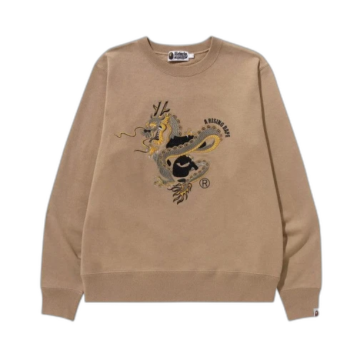 BAPE Year Of Dragon Crewneck 'Beige'