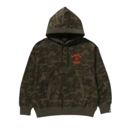 BAPE Asia Camo Pullover Hoodie 'Olive Drab'