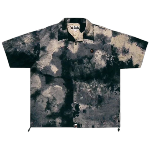 BAPE Chusen One Point Open Collar Shirt 'Black'