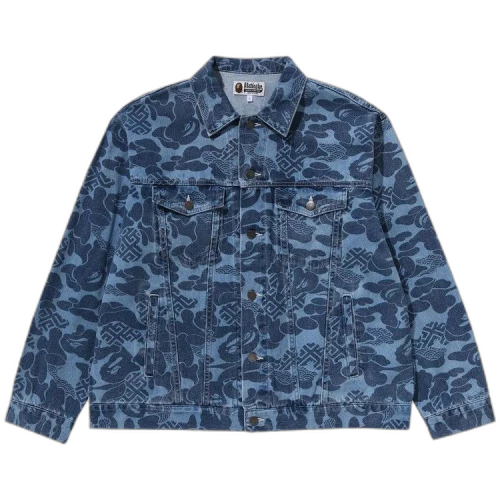 BAPE Asia Camo Denim Jacket 'Indigo'
