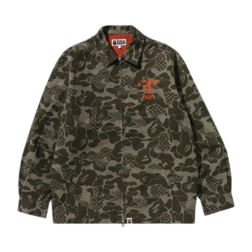 BAPE Asia Camo Zip Jacket 'Olive Drab'
