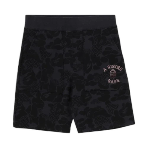 BAPE Asia Camo Sweat Shorts 'Black'