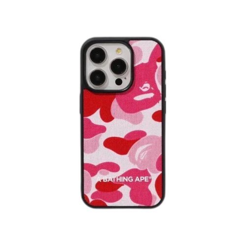 BAPE ABC Camo iPhone 15 Pro Max Case 'Pink'
