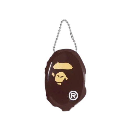 BAPE Ape Head Coin Case 'Brown'